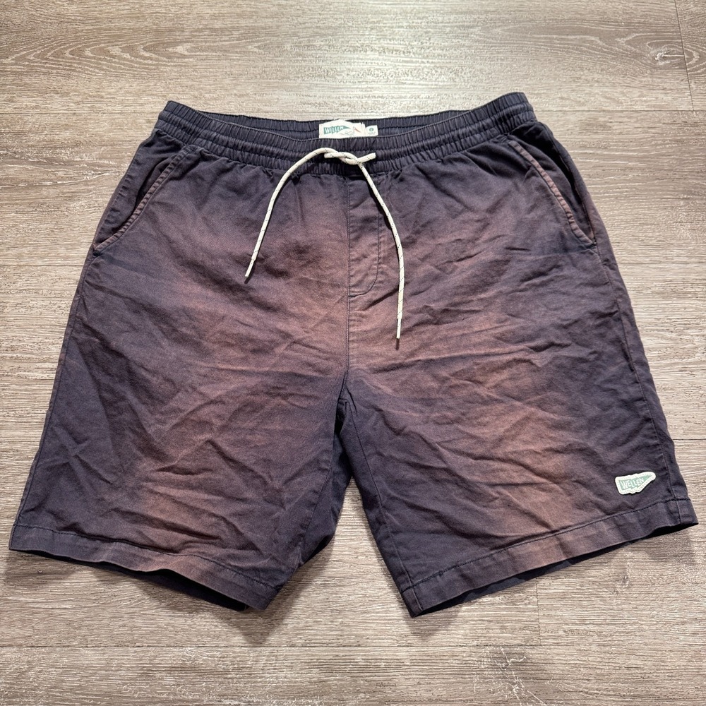Wellen Shorts Mens Large Drawstring Elastic Waist Lounge Cotton Huckberry 8"